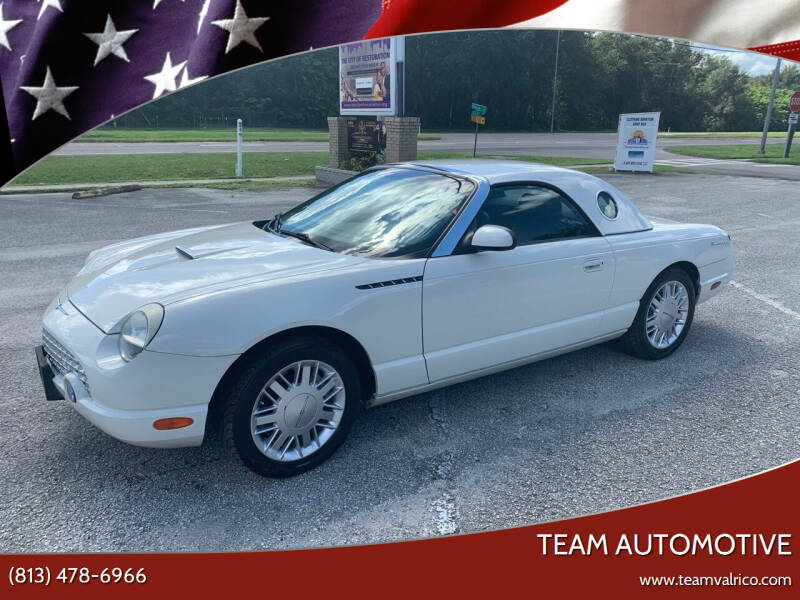 2002 Ford Thunderbird for sale at TEAM AUTOMOTIVE in Valrico FL