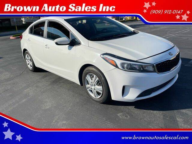 2017 Kia Forte for sale at Brown Auto Sales Inc in Upland CA