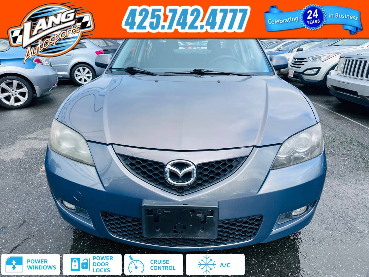 2008 Mazda Mazda3 for sale at Lang Autosports in Lynnwood, WA