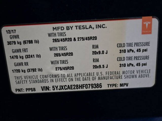 2017 Tesla Model X 100D