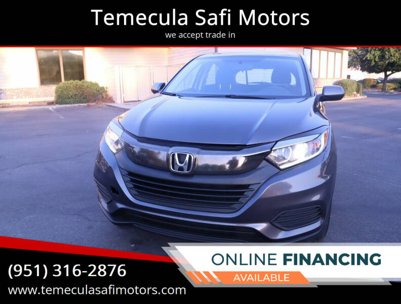 2019 Honda HR-V for sale at Temecula Safi Motors in Temecula CA