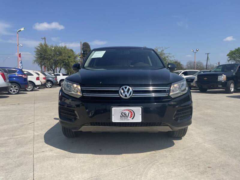 2013 Volkswagen Tiguan for sale at S & J Auto Group in San Antonio TX