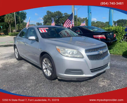 2013 Chevrolet Malibu for sale at AUTO PROVIDER in Fort Lauderdale FL