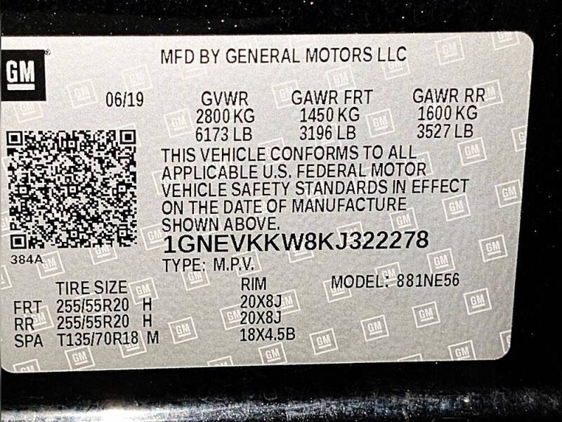 2019 Chevrolet Traverse Premier