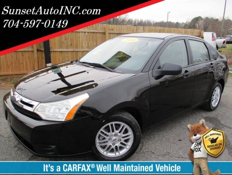 2009 Ford Focus for sale at Sunset Auto in Charlotte NC