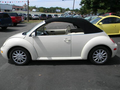 2004 Volkswagen New Beetle Convertible for sale at granite motor co inc - Granite Motor Co 2 in Hickory NC