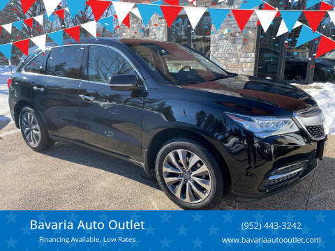 2014 Acura MDX for sale at Bavaria Auto Outlet in Victoria MN