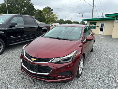 2016 Chevrolet Cruze for sale at Paul Auto Sales in Smithfield NC