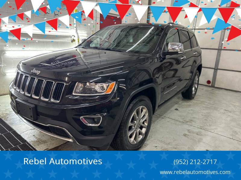 2015 Jeep Grand Cherokee for sale at Rebel Automotives in Maple Plain MN