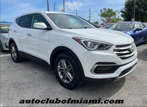 2017 Hyundai Santa Fe Sport for sale at AUTO CLUB OF MIAMI, INC in Miami FL
