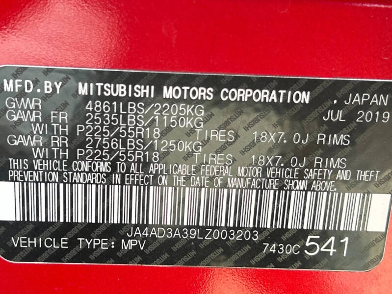 2020 Mitsubishi Outlander LE