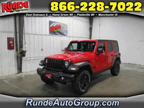 2021 Jeep Wrangler Unlimited for sale at Runde PreDriven in Hazel Green WI