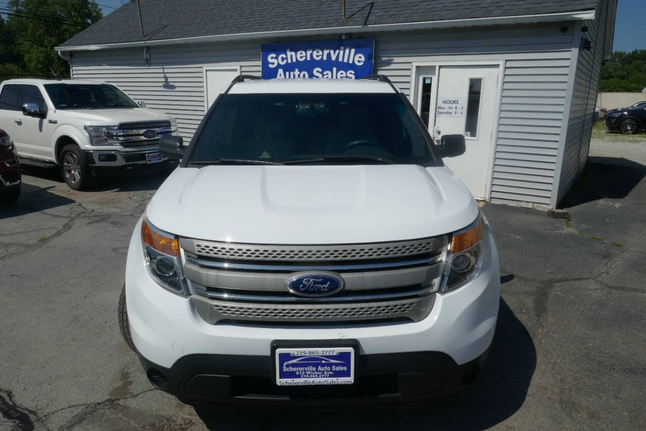 White 2014 Ford Explorer Base AWD Base 4dr SUV 1