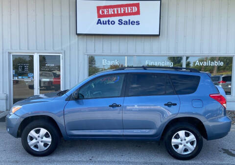 2008 Toyota RAV4 for sale at Certified Auto Sales in Des Moines IA