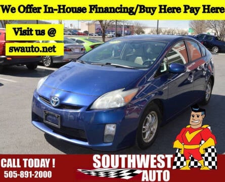 2010 Toyota Prius for sale at SOUTHWEST AUTO in Albuquerque NM