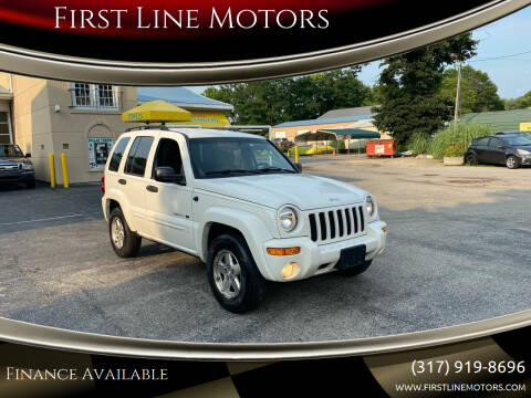 2003 Jeep Liberty for sale at First Line Motors in Brownsburg IN