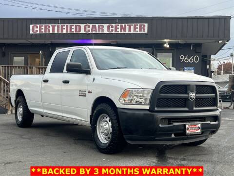 2013 RAM 2500 for sale at CERTIFIED CAR CENTER in Fairfax VA