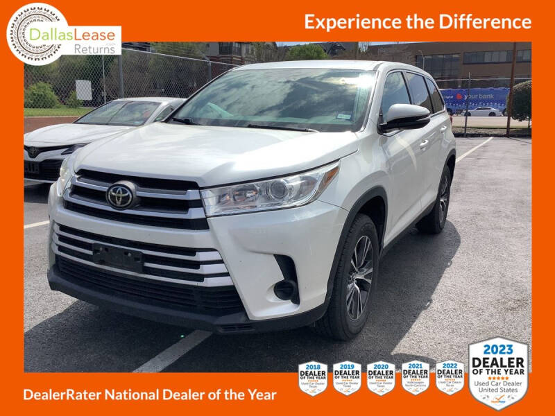 2019 Toyota Highlander for sale at Dallas Auto Finance in Dallas TX