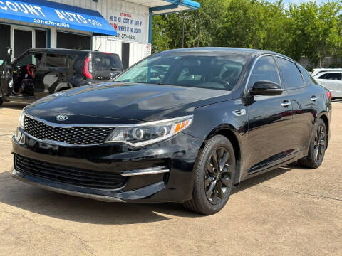 2016 Kia Optima for sale at Discount Auto Company in Houston TX
