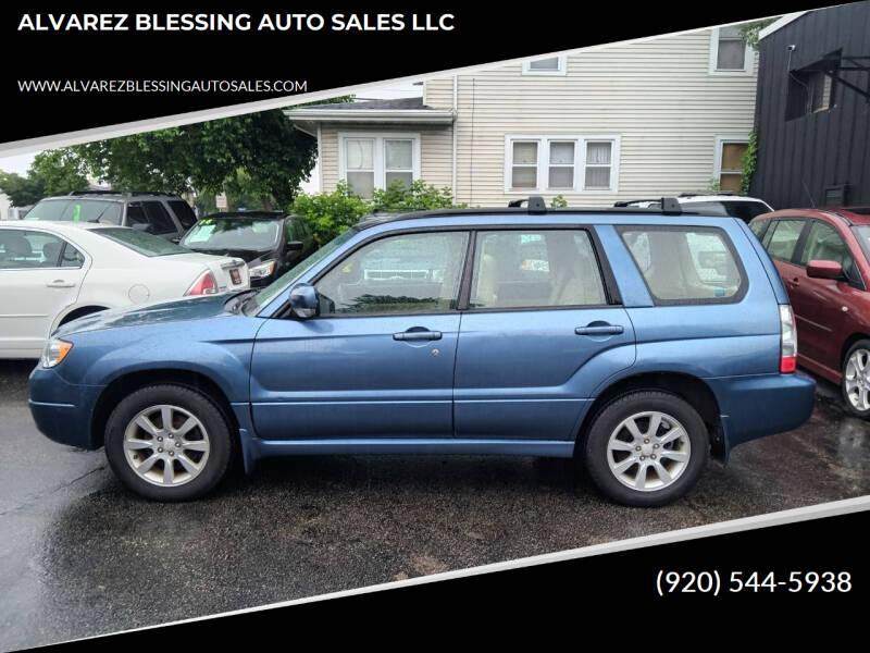 2008 Subaru Forester for sale at ALVAREZ BLESSING AUTO SALES LLC in Green Bay WI