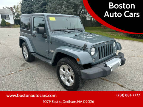 2015 Jeep Wrangler for sale at Boston Auto Cars in Dedham MA