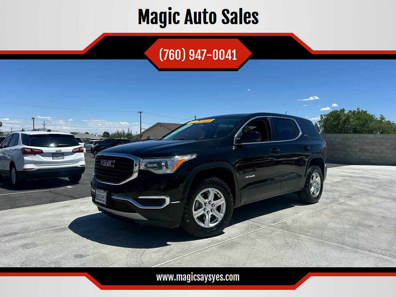 2018 GMC Acadia for sale at Magic Auto Sales in Hesperia, CA