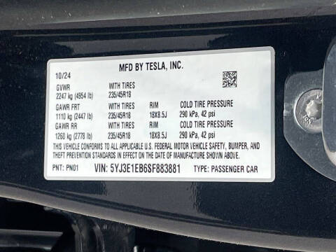 2025 Tesla Model 3 Long Range