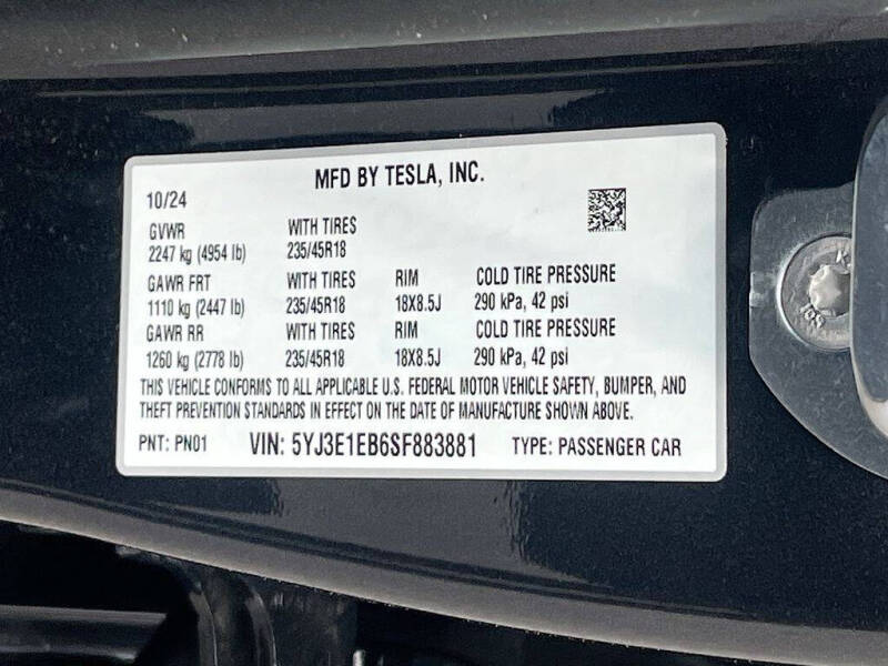 2025 Tesla Model 3 Long Range