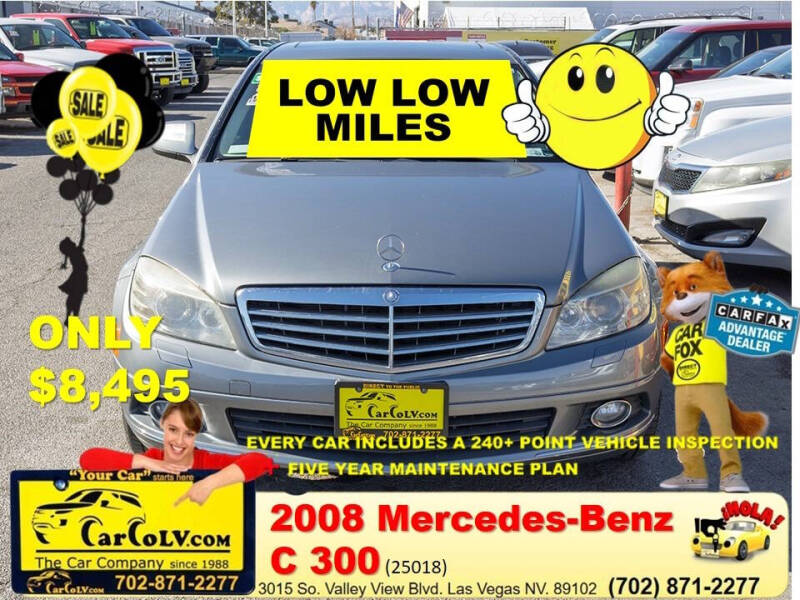 2008 Mercedes-Benz C-Class for sale at The Car Company in Las Vegas NV