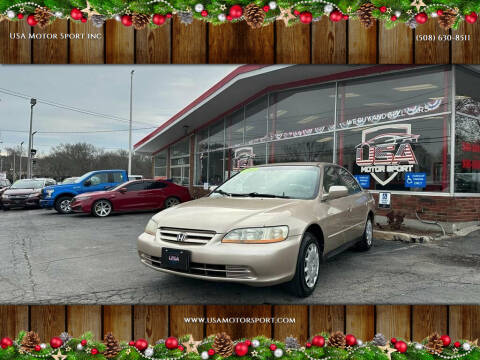 2001 Honda Accord for sale at USA Motor Sport inc in Marlborough MA