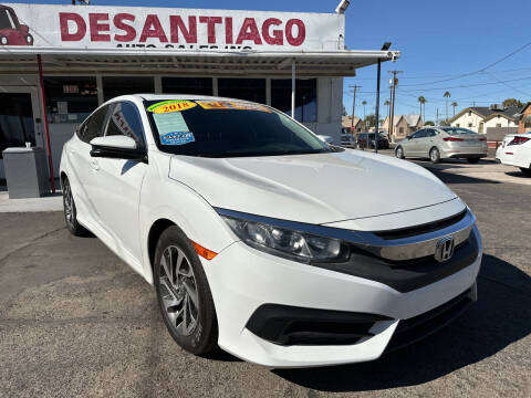 2018 Honda Civic for sale at DESANTIAGO AUTO SALES in Yuma AZ