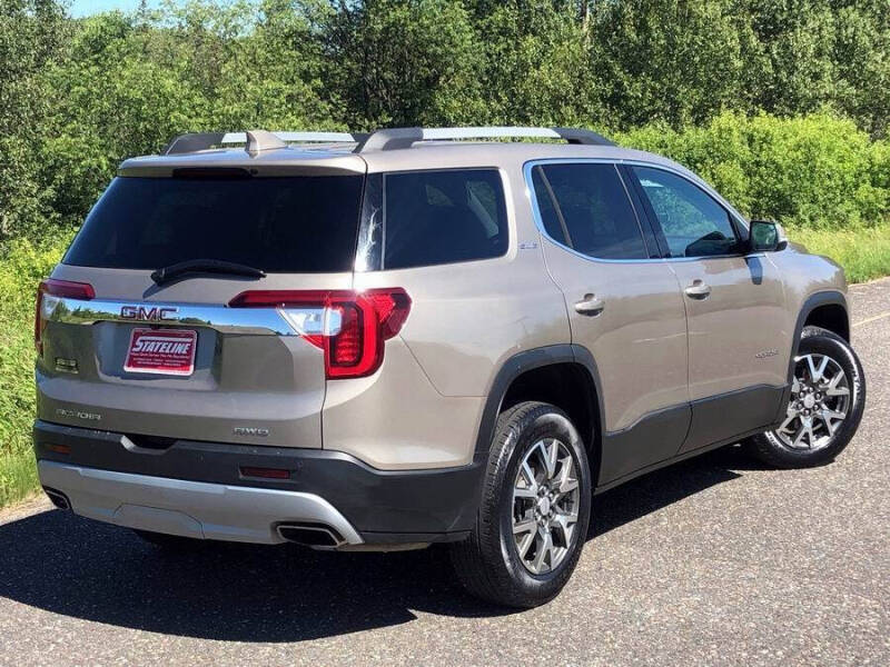 Used 2022 GMC Acadia SLE with VIN 1GKKNRL42NZ180408 for sale in Iron River, MI