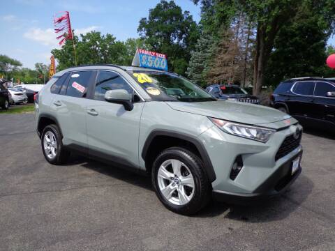 2020 Toyota RAV4 for sale at North American Credit Inc. in Waukegan IL