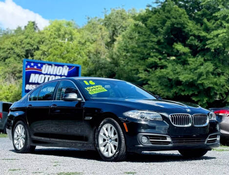 2016 BMW 5 Series for sale at Union Motors in Seymour TN