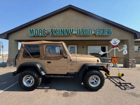 1999 Jeep Wrangler for sale at More-Skinny Used Cars in Pueblo CO