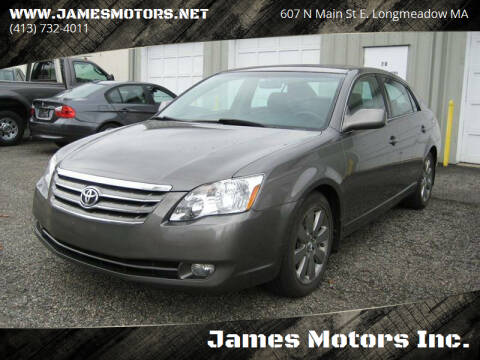 2007 Toyota Avalon for sale at James Motors Inc. in East Longmeadow MA