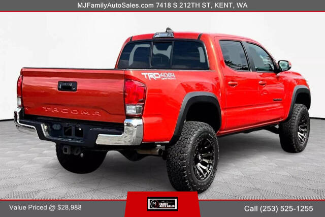 2016 Toyota Tacoma for sale at MJ FAMILY AUTO SALES in Kent, WA