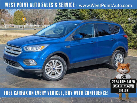 2018 Ford Escape for sale at West Point Auto Sales & Service in Mattawan MI