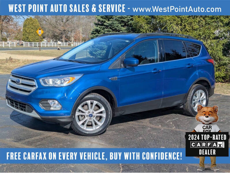 2018 Ford Escape for sale at West Point Auto Sales & Service in Mattawan MI