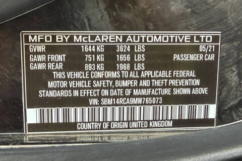 2021 McLaren 765LT