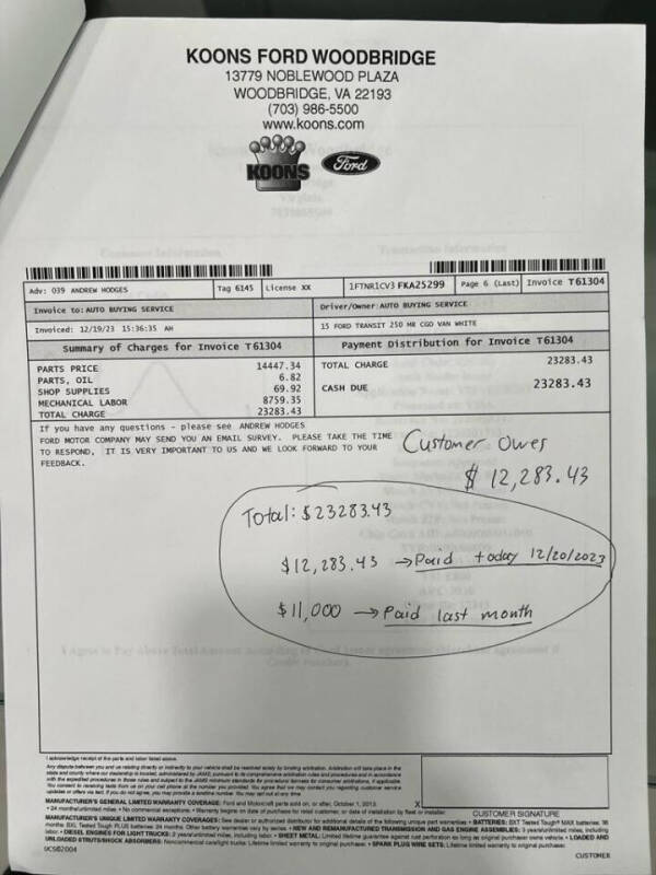 2015 Ford Transit 250