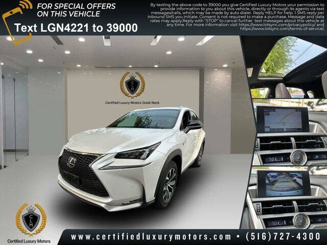 2015 Lexus NX 200t for sale at Certified Luxury Motors in Great Neck NY