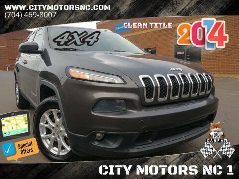 2014 Jeep Cherokee for sale at CITY MOTORS NC 1 in Harrisburg NC