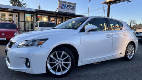 2013 Lexus CT 200h for sale at RS Motors in Lynnwood WA