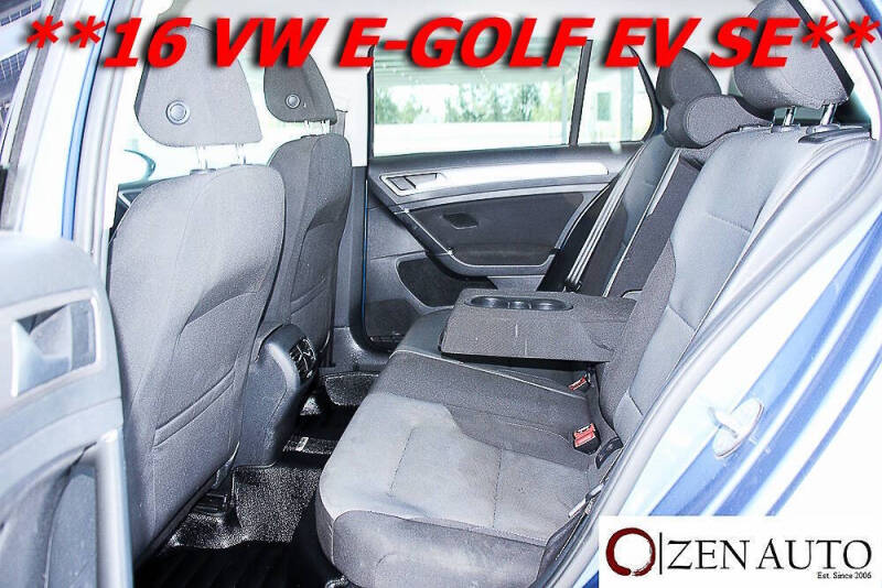2016 Volkswagen e-Golf SE