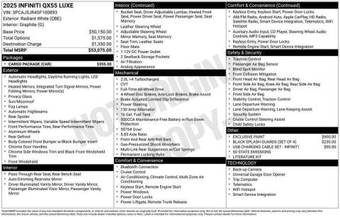 2025 Infiniti QX55 Luxe