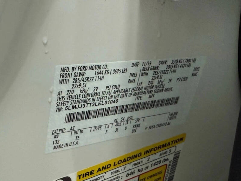 2020 Lincoln Navigator L Black Label