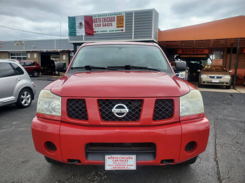 2005 Nissan Titan for sale at North Chicago Car Sales Inc in Waukegan IL