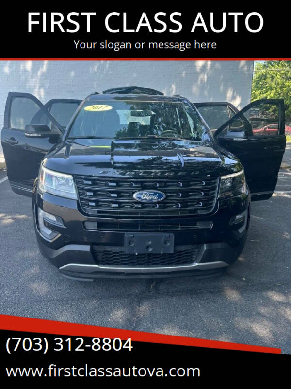 2017 Ford Explorer for sale at FIRST CLASS AUTO in Arlington VA