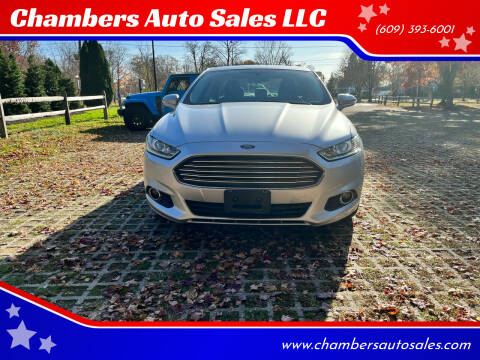 2016 Ford Fusion for sale at Chambers Auto Sales LLC in Trenton NJ